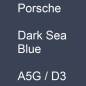 Preview: Porsche, Dark Sea Blue, A5G / D3.